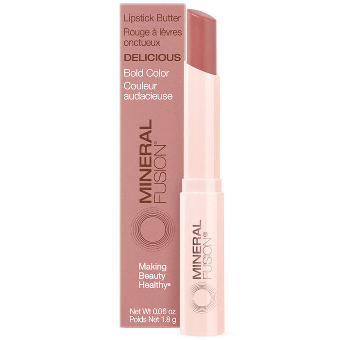 Lipstick Butter - Delicious, 0.06 oz, Mineral Fusion Cosmetics