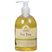 Liquid Glycerine Soap, Tea Tree, 12 oz, Clearly Natural