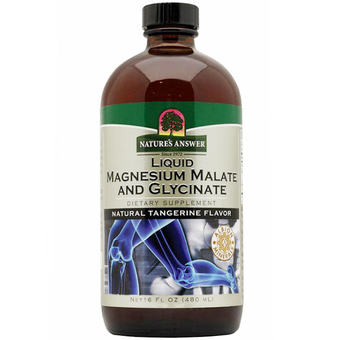 Liquid Magnesium Malate & Glycinate, 16 oz, Nature's Answer