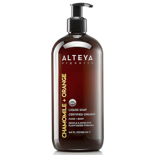 Liquid Soap Chamomile & Calendula, 16.9 oz, Alteya Organics