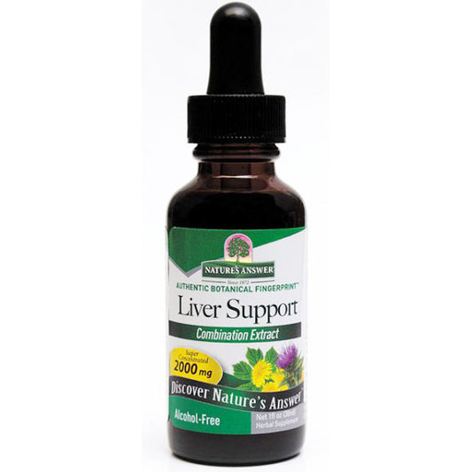 Liver Support Herbal Extract Liquid Alcohol-Free, 1 oz, Nature's Answer