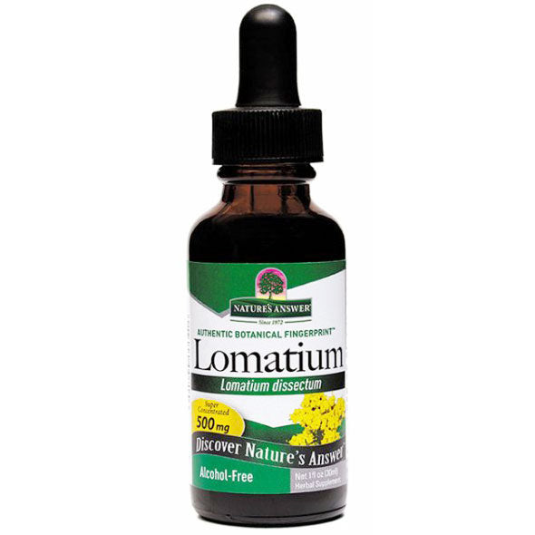 Lomatium Root Alcohol Free Extract Liquid 1 oz from Nature's Answer