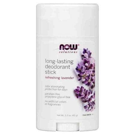 Long Lasting Deodorant Stick 2.2 oz, NOW Foods