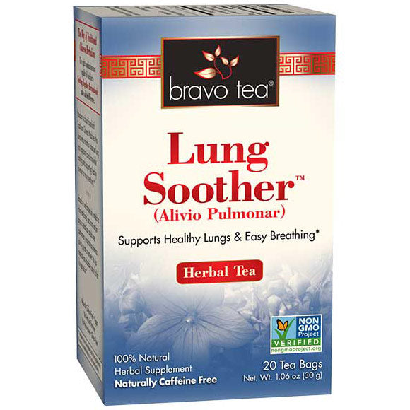 Lung Soother Herbal Tea, 20 Tea Bags, Bravo Tea