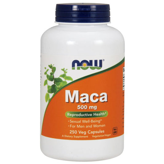 Maca 500 mg, Value Size, 250 Capsules, NOW Foods