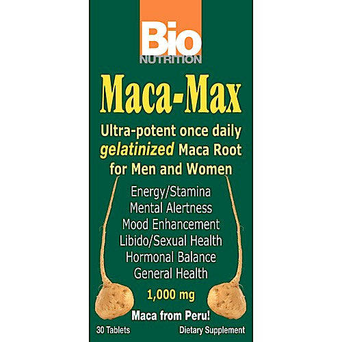 Maca Max, 30 Tablets, Bio Nutrition Inc.