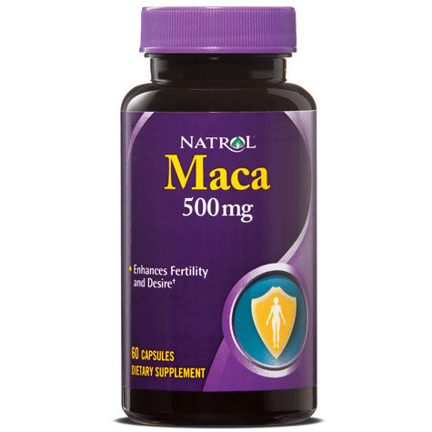 Maca Root 500 mg, 60 Capsules, Natrol