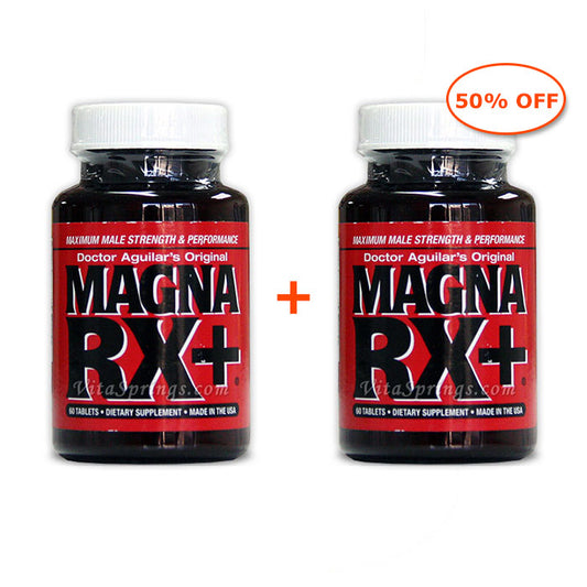 Buy 1 Get 1 50% Off! Magna RX Plus Male Formula, 60 Tablets x 2 Bottles