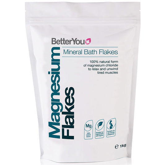 Magnesium Flakes, Mineral Bath Flakes, 2.3 lb, BetterYou