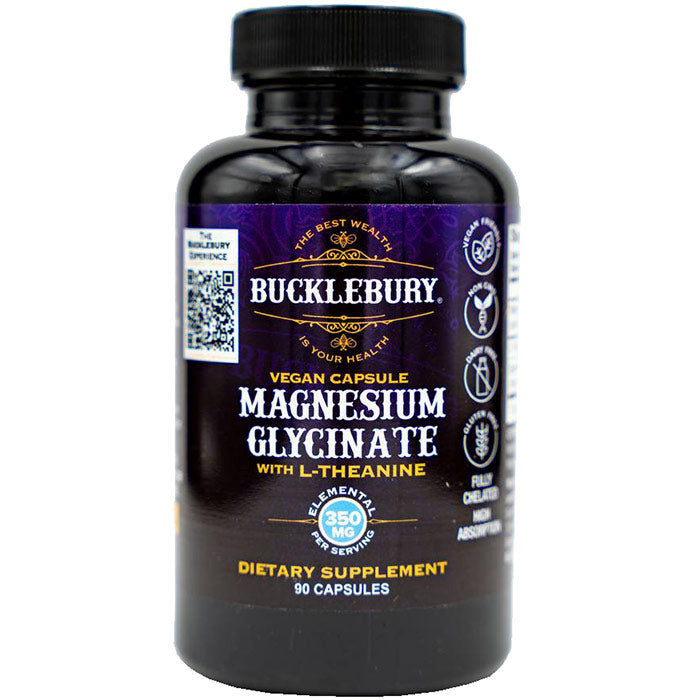 Magnesium Glycinate with L-Theanine, 90 Capsules, Bucklebury