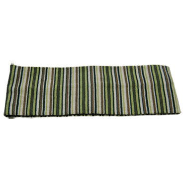 Maple Lycra Stretch Fabric Headband - Green Stripe, 1 ct, DiPrima Beauty