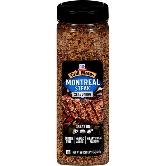 McCormick Grill Mates Montreal Steak Seasoning, Value Size, 29 oz