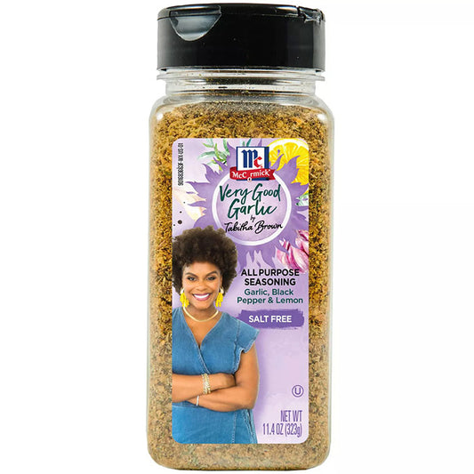 McCormick Very Good Garlic by Tabitha Brown All-Purpose Salt-Free Seasoning, 11.4 oz (323 g)