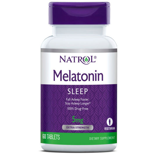 Melatonin 5 mg, 60 Tablets, Natrol