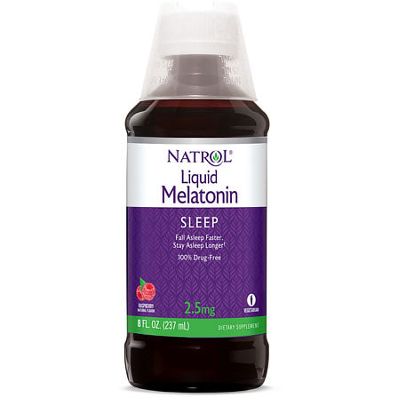 Melatonin Liquid 2.5 mg, 8 oz, Natrol