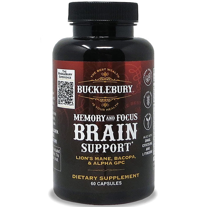 Memory & Focus Brain Support, 60 Capsules, Bucklebury