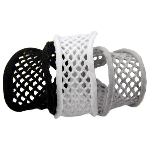 Mesh Hair Elastic - Paris - Assorted (Black, White, Grey), 3 ct Per Card, DiPrima Beauty