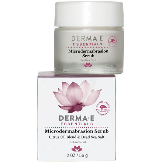 Derma E Microdermabrasion Scrub with Citrus Oil Blend & Sea Salt, 2 oz