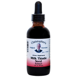 Milk Thistle Seed Extract Liquid, 2 oz, Christopher's Original Formulas