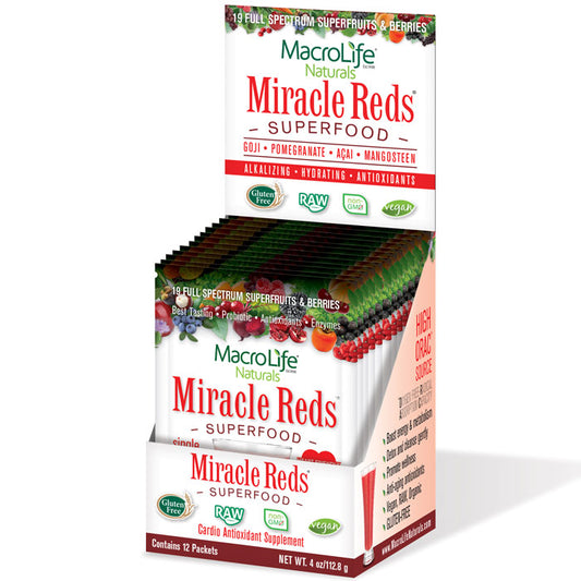 Miracle Reds 12 packets (12 day supply), MacroLife Naturals