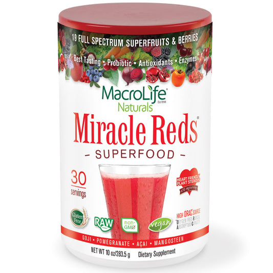 Miracle Reds 10 oz powder (one month supply), MacroLife Naturals