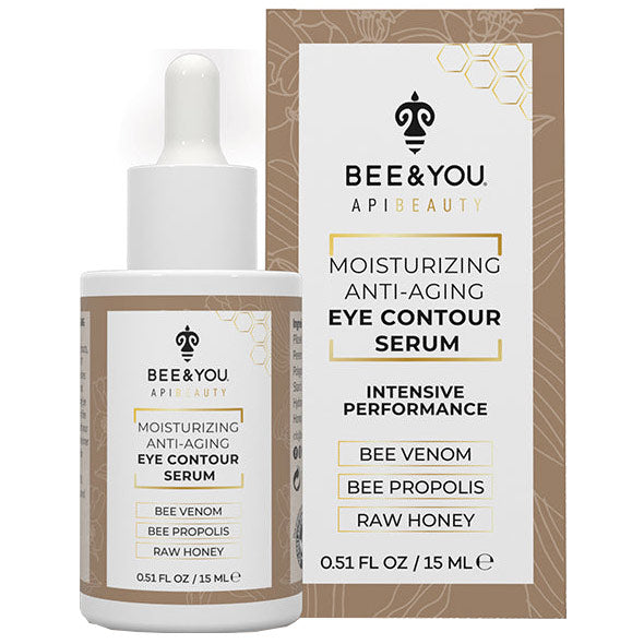 Moisturizing Anti-Aging Bee Venom Eye Contour Serum, 0.51 oz, Bee & You