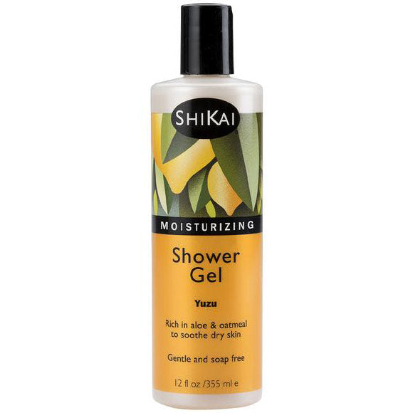 Moisturizing Shower Gel, Yuzu, 12 oz, ShiKai