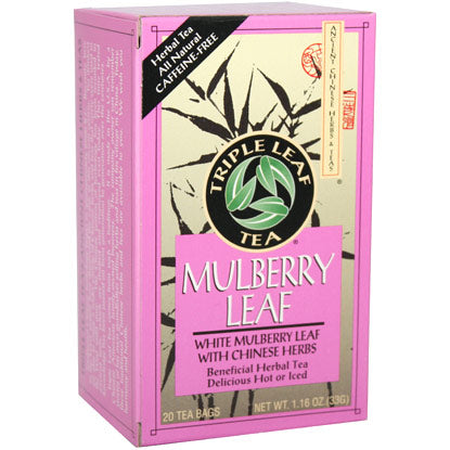 Mulberry Leaf Tea, 20 Tea Bags, Triple Leaf Tea