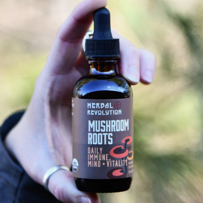 Mushroom & Roots Elixir, 2 oz, Herbal Revolution