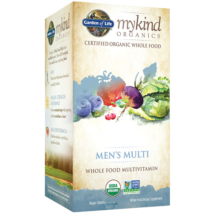 mykind Organics Men's Multi, Value Size, 120 Tablets, Garden of Life