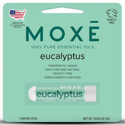 Nasal Inhaler - Eucalyptus, 1 Vapor Stick, MOXE