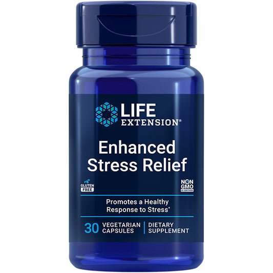 Enhanced Stress Relief, 30 Vegetarian Capsules, Life Extension