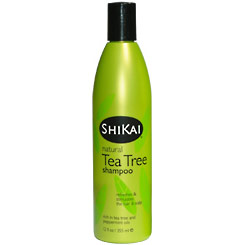 Natural Tea Tree Shampoo, 12 oz, ShiKai