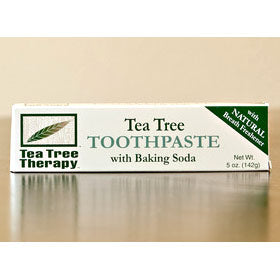 Tea Tree Toothpaste with Baking Soda, 5 oz, Tea Tree Therapy ...