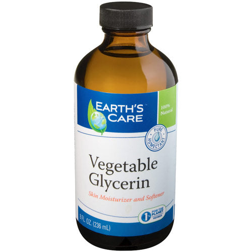 100% Natural Vegetable Glycerin, 8 oz, Earth's Care