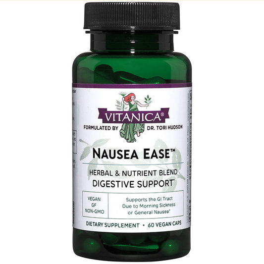 Nausea Ease, GI Support, 60 Vegetarian Capsules, Vitanica