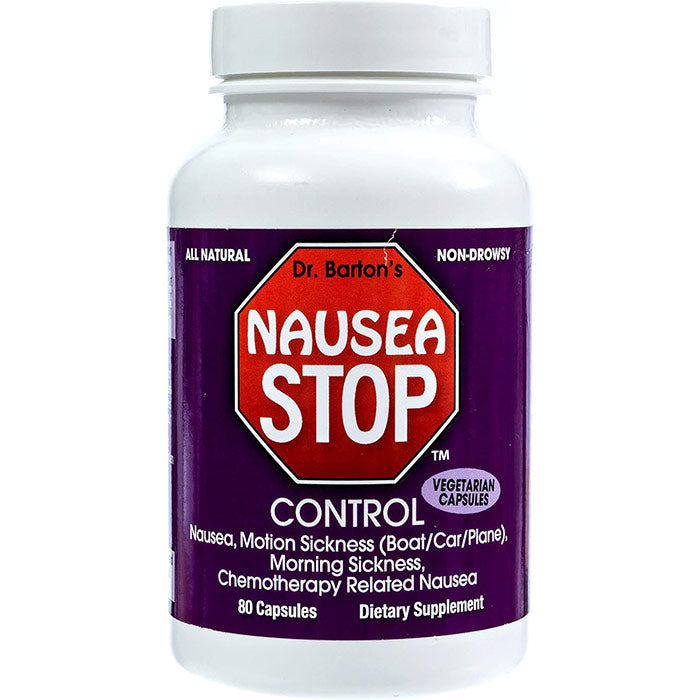 Nausea Stop, 80 Capsules, Dr. Barton's