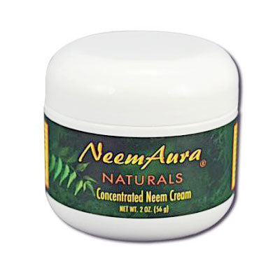 Neem Cream with Aloe Vera, 2 oz, Neem Aura