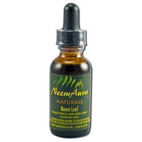 Neem Leaf Regular Strength Liquid Herbal Extract, 1 oz, Neem Aura