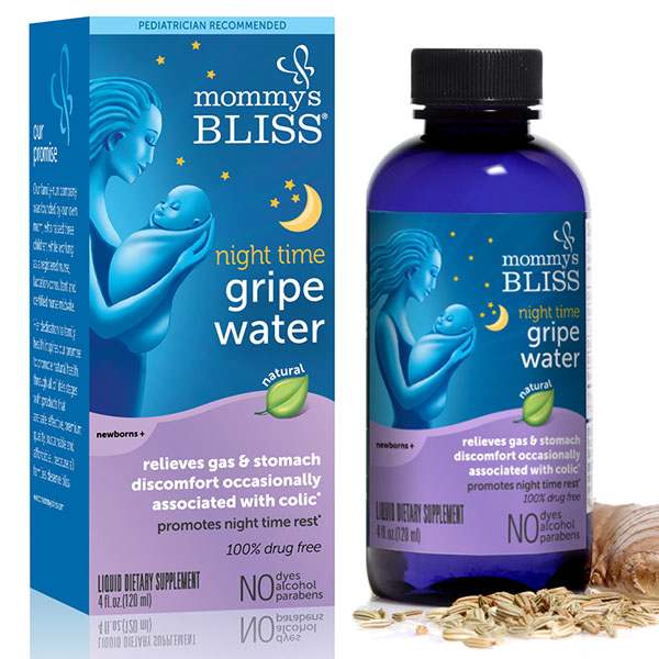 Night Time Gripe Water, 4 oz, Mommy's Bliss