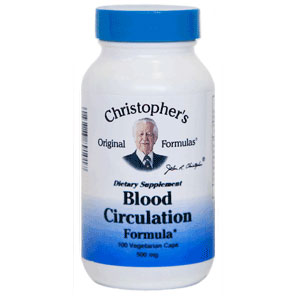 Blood Circulation Formula Capsule, 100 Vegicaps, Christopher's Original Formulas