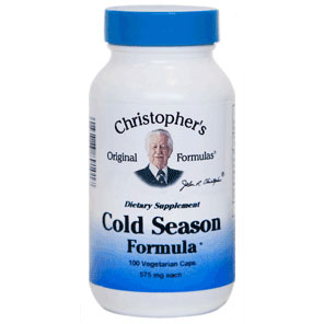 Cold Season Formula Capsule, 100 Vegicaps, Christopher's Original Formulas