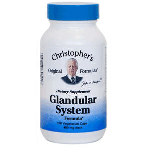 Glandular System Formula Capsule, 100 Vegicaps, Christopher's Original Formulas