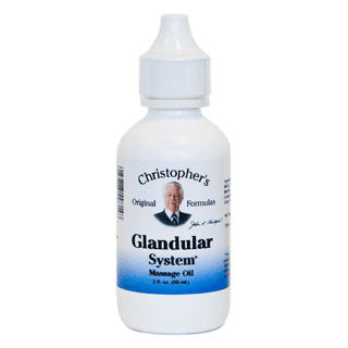 Glandular System Massage Oil, 2 oz, Christopher's Original Formulas