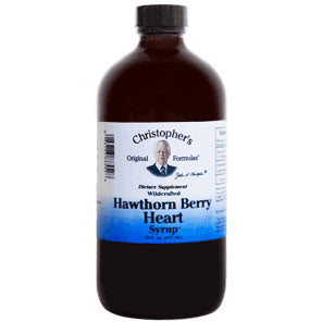 Hawthorn Berry Heart Syrup, 16 oz, Christopher's Original Formulas