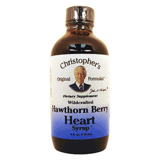 Hawthorn Berry Heart Syrup, 4 oz, Christopher's Original Formulas