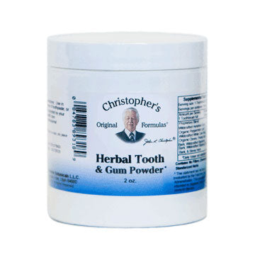 Herbal Tooth & Gum Powder, 2 oz, Christopher's Original Formulas