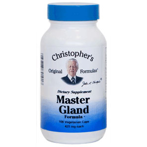 Master Gland Formula Capsule, Herbs for Pituitary Gland, 100 Vegicaps, Christopher's Original Formulas