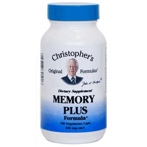 Memory Plus Formula Capsule, 100 Vegicaps, Christopher's Original Formulas