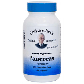 Pancreas Formula Capsule, 100 Vegicaps, Christopher's Original Formulas